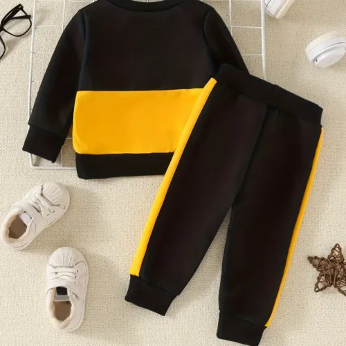 Soft 2pcs Winter Sweatshirt And Trousers Set - Image 3