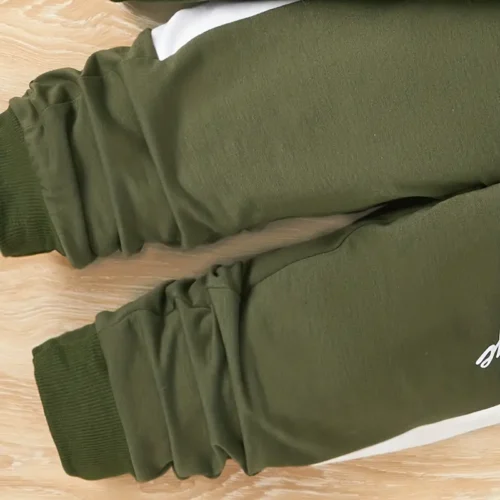 Stylish Toddler Boy's 2pcs Sweatshirt & Sweatpants Set - Image 4