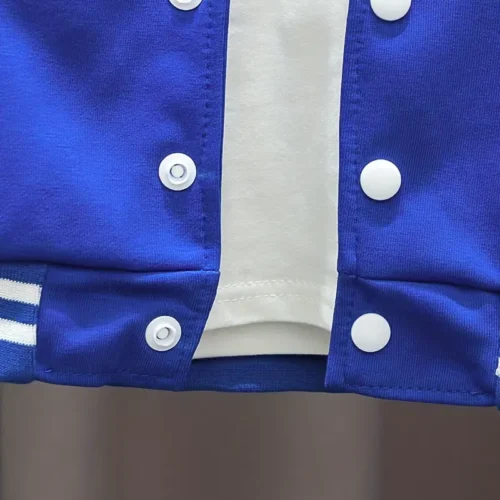 Boy's Letter Print Baseball Suit - Image 3