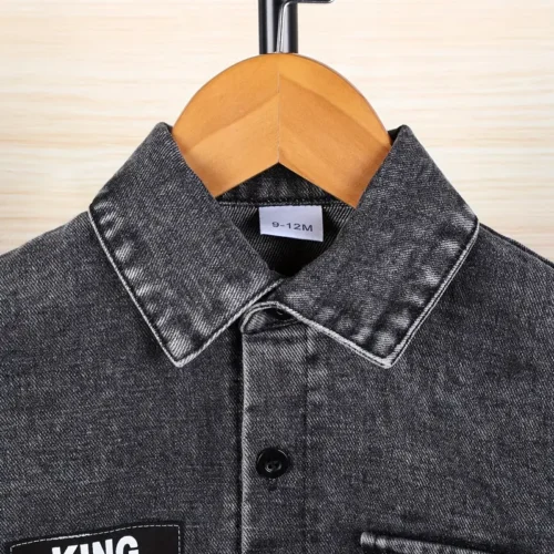 Stylish Boys' Denim Outfit Set - Image 4