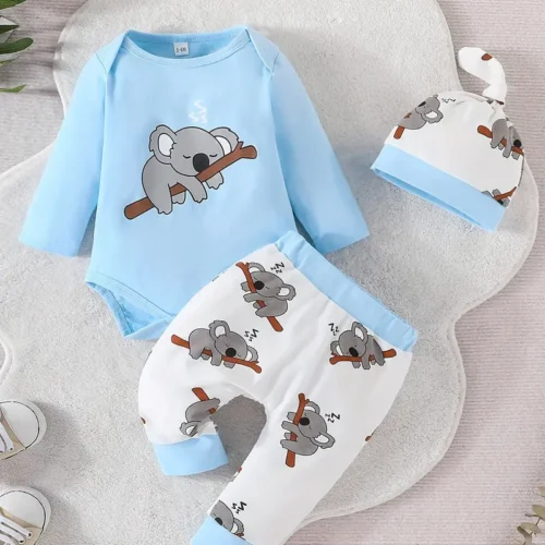 Baby Boys Cotton Bodysuit Set - Image 8