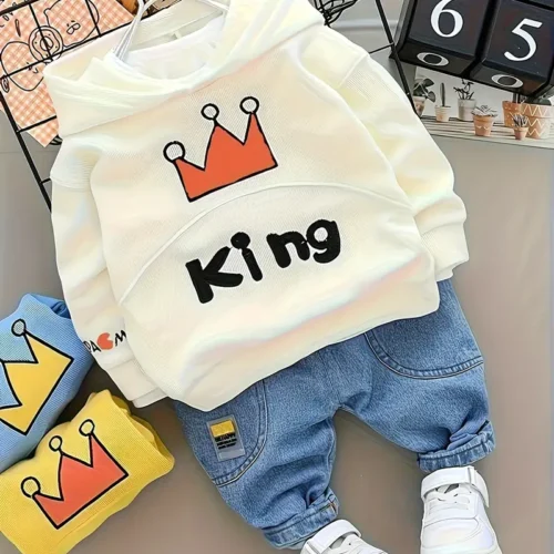 Boys Autumn New Top Pants - Image 9