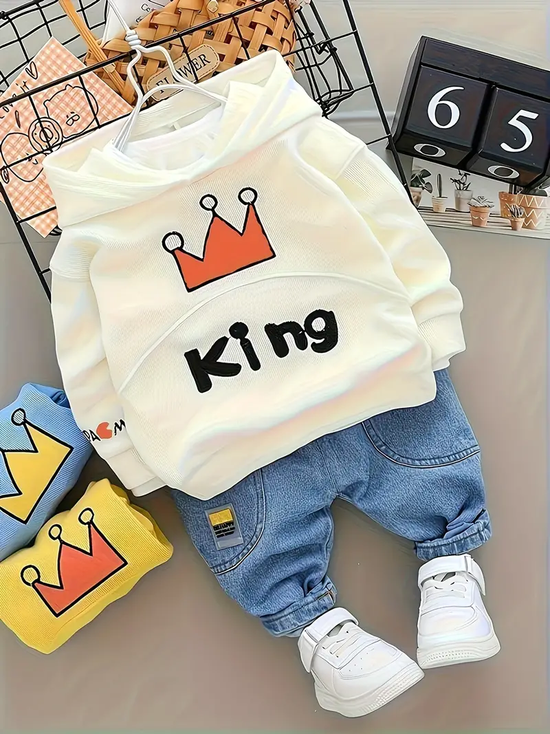 Boys Autumn New Long Sleeve Top Pants