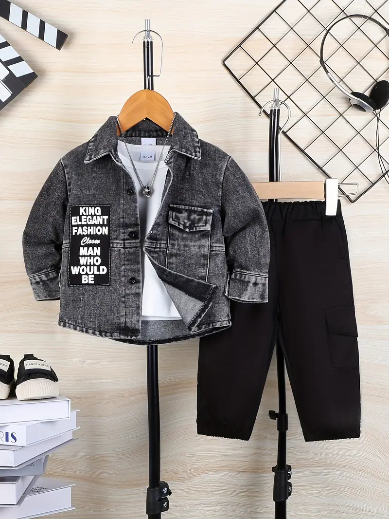 Stylish Boys' Denim Set