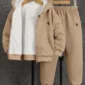 Cozy Long Sleeve Fleece Hoodie
