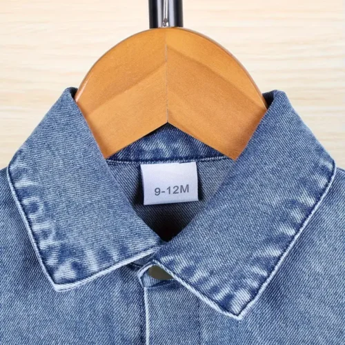 Boys' Denim Autumn/Winter Outfit Set - Image 3