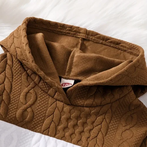 Boy's 2-Piece Casual Hoodie Knit Set - Image 11