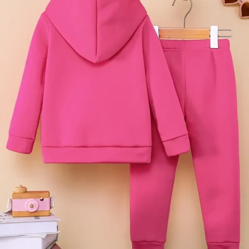 Girls' 2-Piece Autumn/Winter Comfy Hoodie - Image 8