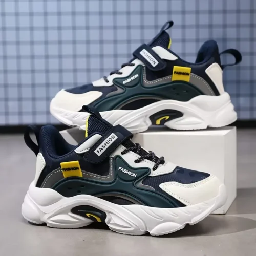 Ultimate Breathable Mesh Sneakers for Young Athletes - Image 3