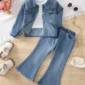 Girls' Denim Outfit Set