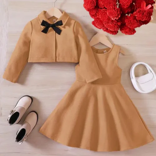 Little Grace Camel Outfit 2-Pcs
