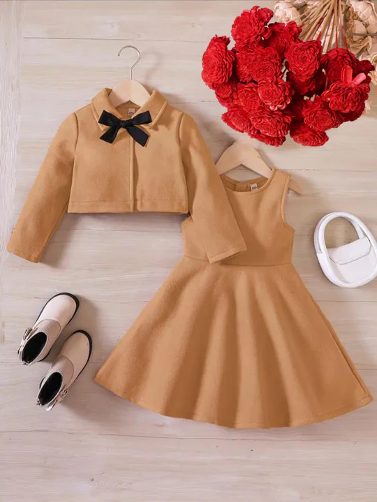 Little Grace Camel Outfit 2-Pcs