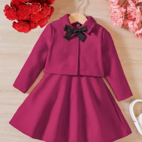 Little Grace 2-Piece Set – Deep Pink