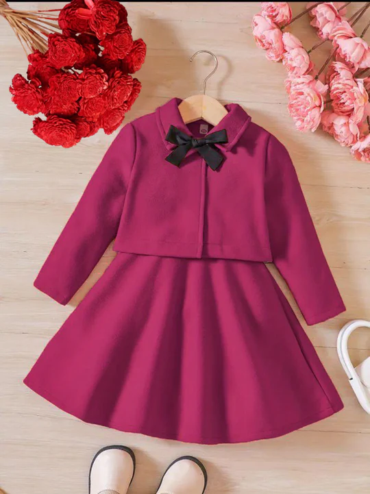 Little Grace 2-Piece Set – Deep Pink