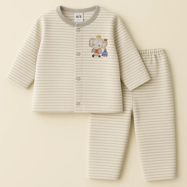 B187001152140207_8ad2eef6-fad2-477d-a1d7-b4eec280fcd6 Warm Baby Fleece Sleepsuit – Classic Grey Stripes