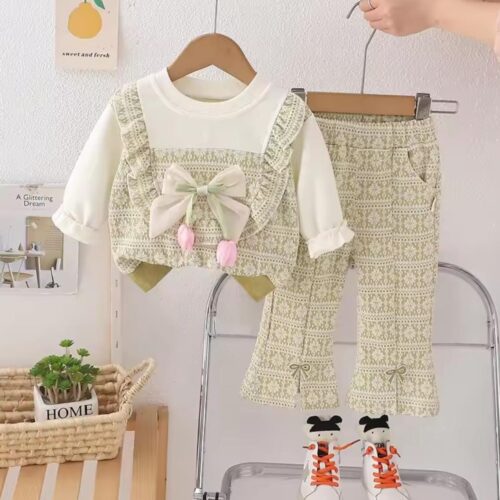 Baby Girls 2-Piece Dressy Suit – Soft & Snuggly - Image 5