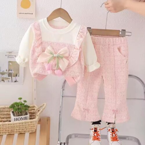 Baby Girls 2-Piece Dressy Suit – Soft & Snuggly - Image 4