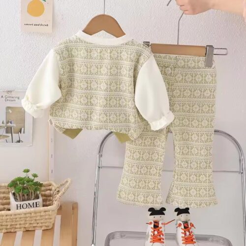 Baby Girls 2-Piece Dressy Suit – Soft & Snuggly - Image 3