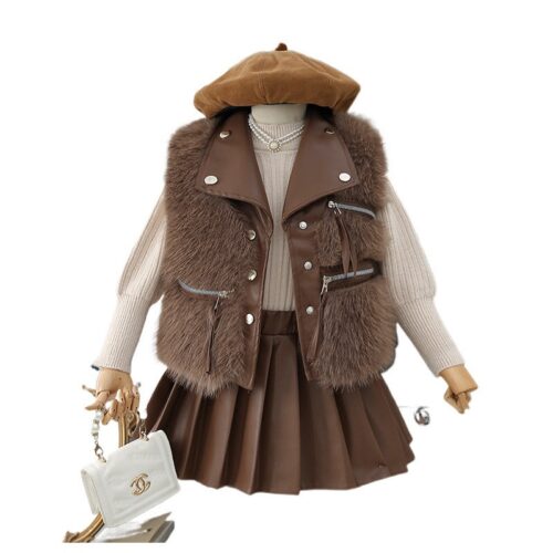 Baby Girls 3-Piece Outfit – Top, Bottom & Skirt Set - Image 5