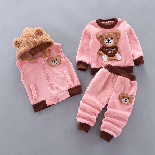 Adorable Baby 3-Piece Suit – Stylish & Comfy - Image 3