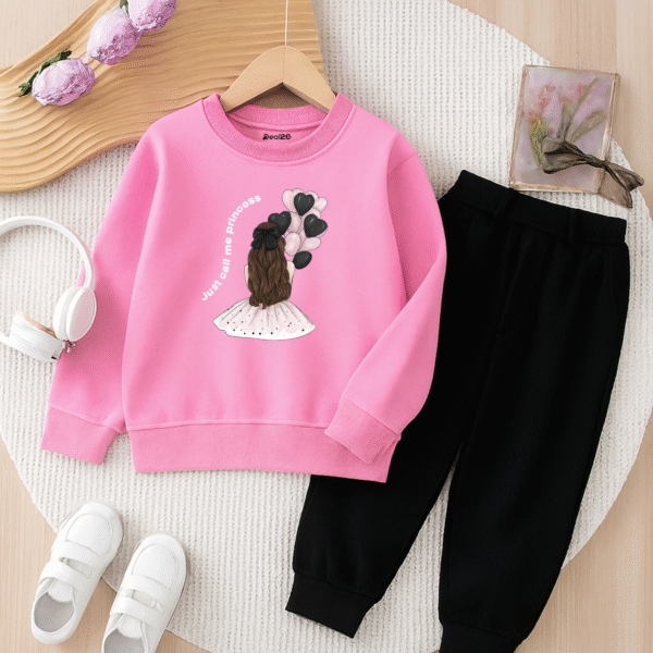 g3 Girls Pink Sweatshirt Set