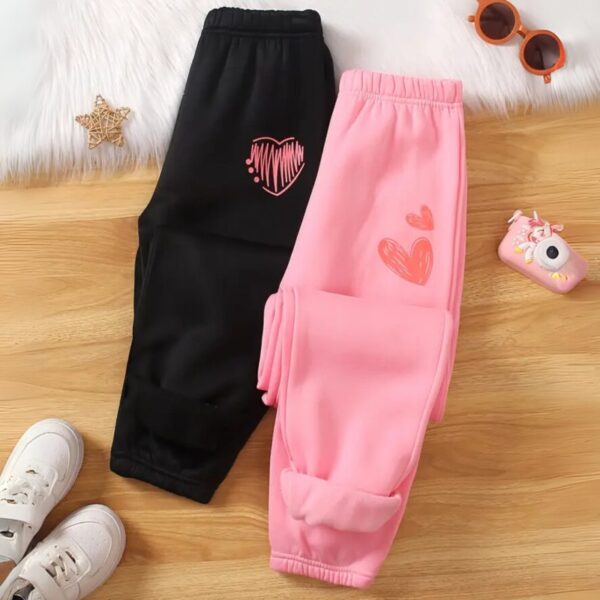 47-800x800 Girls’ 2-Pack Adorable Heart Printed Sweatpants
