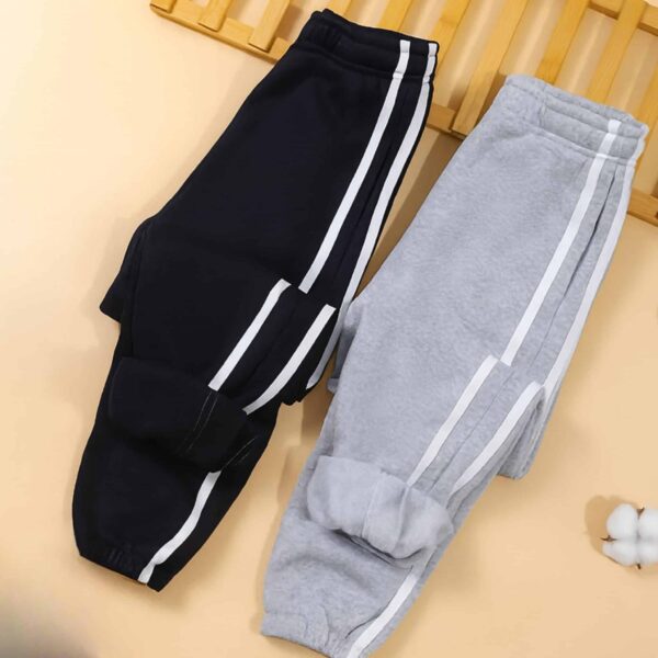 Set of 2 Kids’ Double Stripe Jogger Pants
