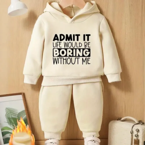 Plush Fleece Set – White Boredom Fix