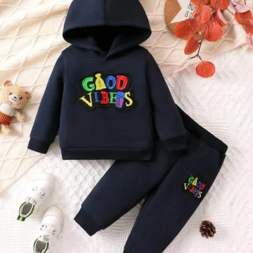 Cozy & Cool – Blue Good Vibes Fleece Duo
