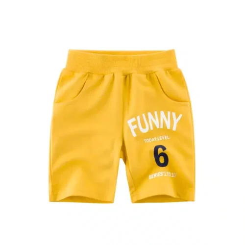 Set of 3 Casual Bright Summer Shorts for Little Boys - Image 3