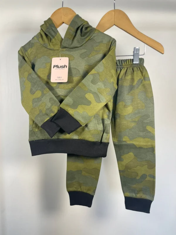 IMG-7532 Camouflage Green Fleece Hoodie & Trouser