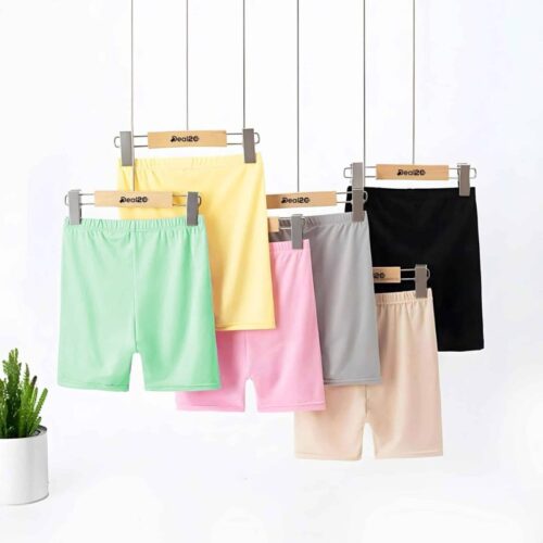 Pack of 6 Vibrant Daily Wear Shorts for Kids