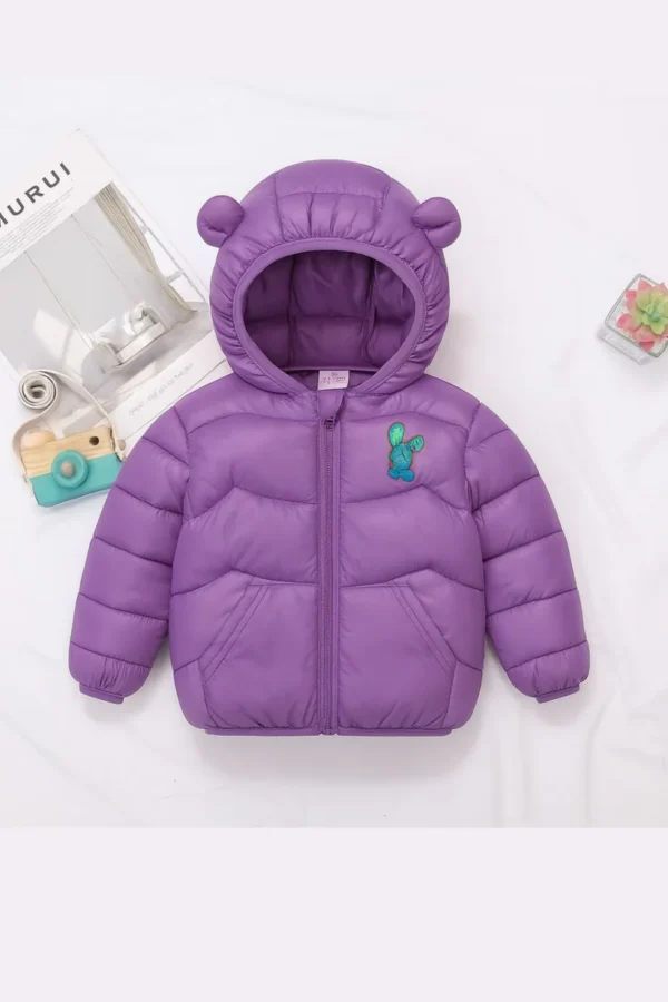 rn-image_picker_lib_temp_7f310a84-d78f-4bf8-a632-78fe832678c1 Kids Teddy Ear Purple Puffer Jacket