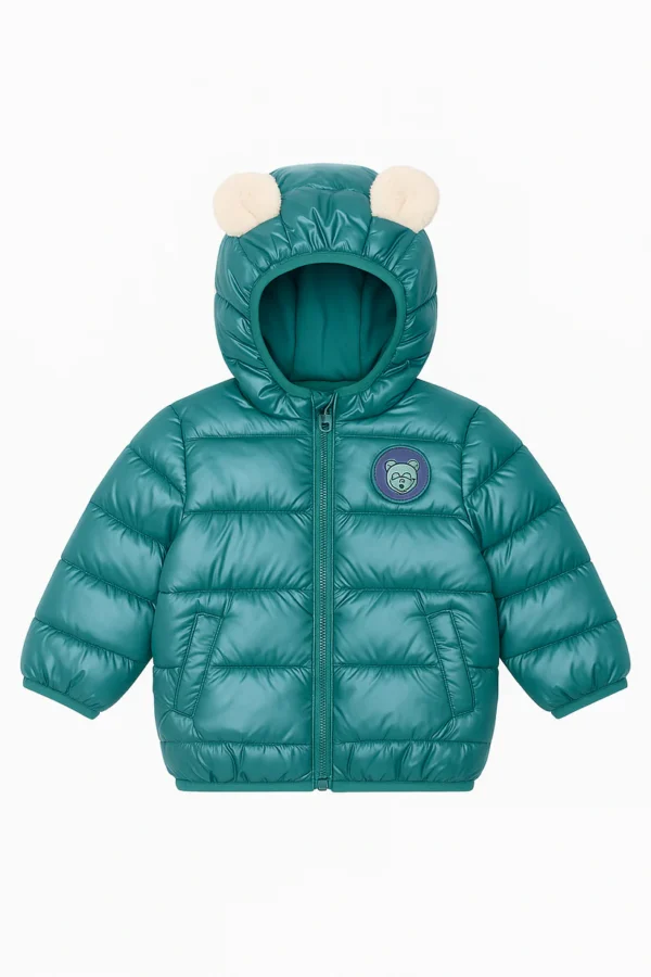 rn-image_picker_lib_temp_ad5c38a2-a7b7-4cd6-af51-d63b35e39e7b Kids Teal Green Light-Up Puffer Jacket
